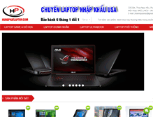 Tablet Screenshot of hungphatlaptop.com